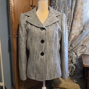 Women's Gray Tweed Blazer/Jacket